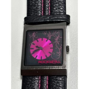 Rockwell Mercedes 0512 pink and black quartz women's watch, working